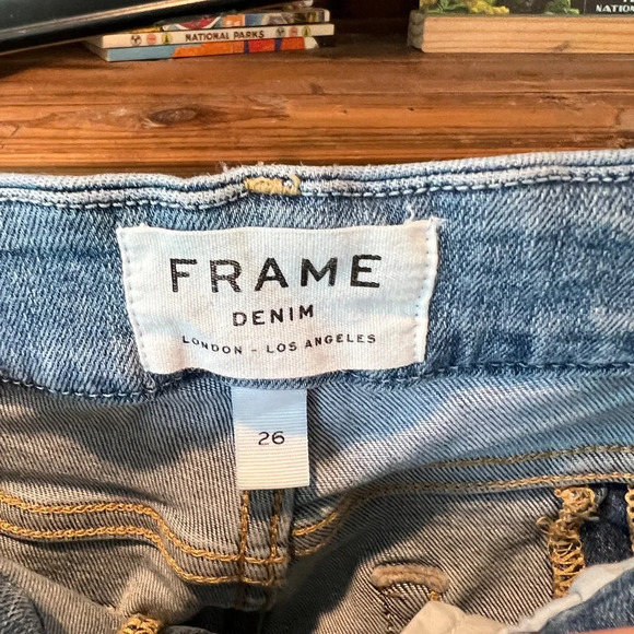 Frame women’s Le crop mini boot jeans size 26 - Picture 10 of 12
